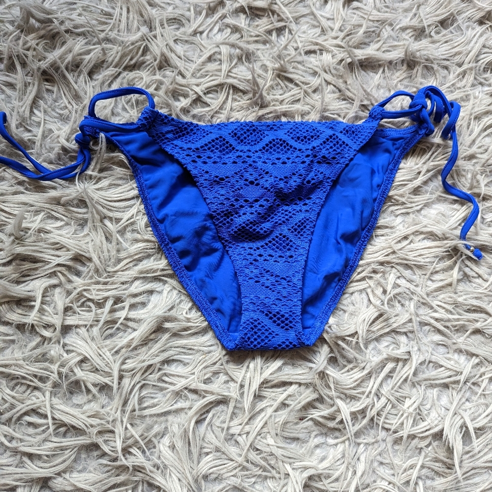 Freya Sundance Tie Side Brief Swim Bottom in Cobalt blue